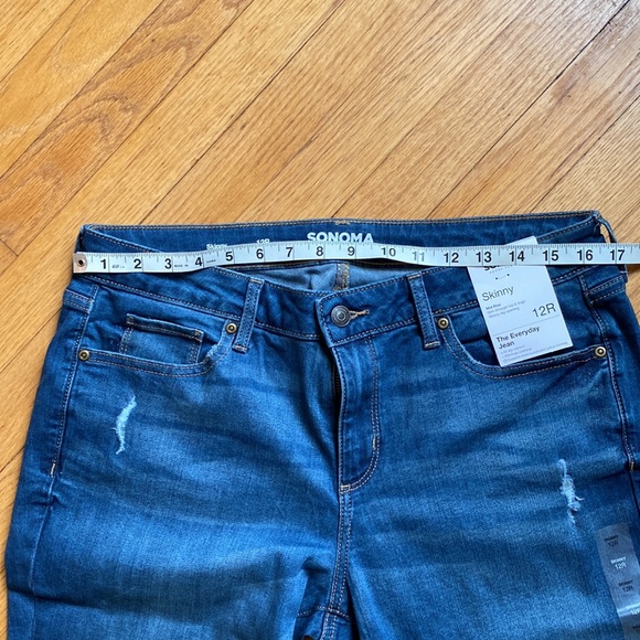 NWT Size 12R SONOMA Skinny Jeans - Picture 9 of 9